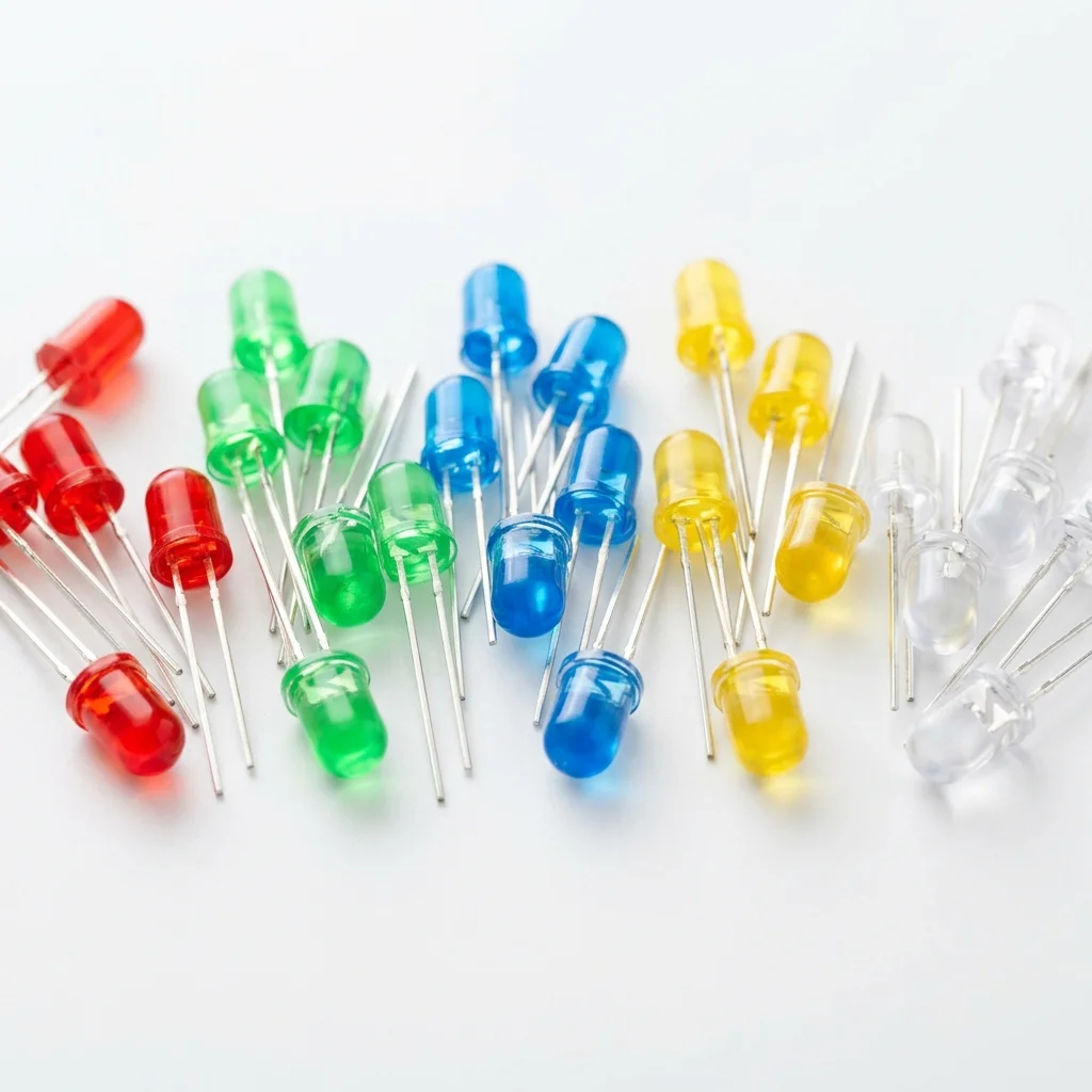 5mm LED (Red, Green, Blue, Yellow, White)